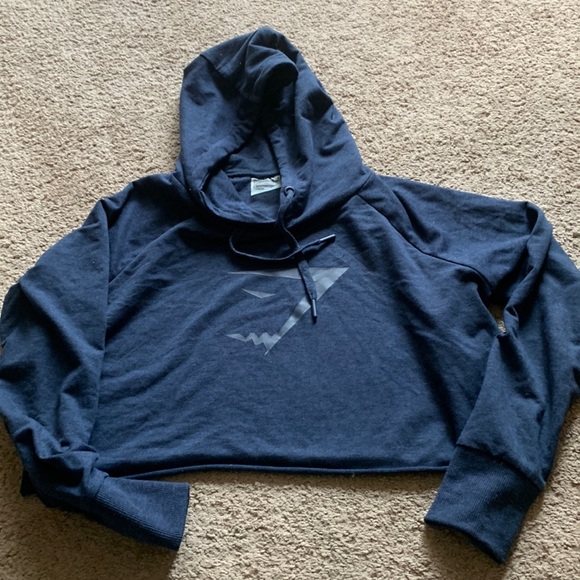 Gymshark Tops - Gymshark cropped hoodie sweatshirt M